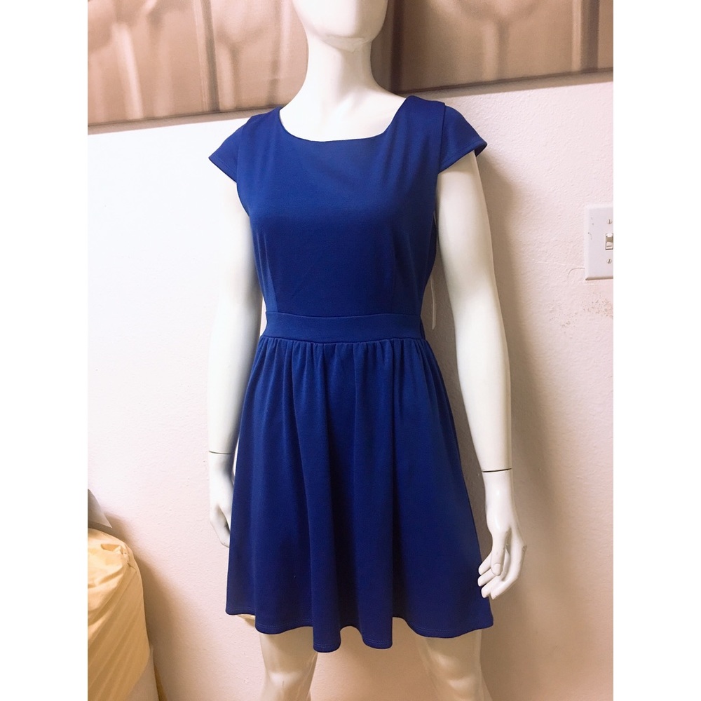 NWT🆕✨ Blue Bow Back Dress
